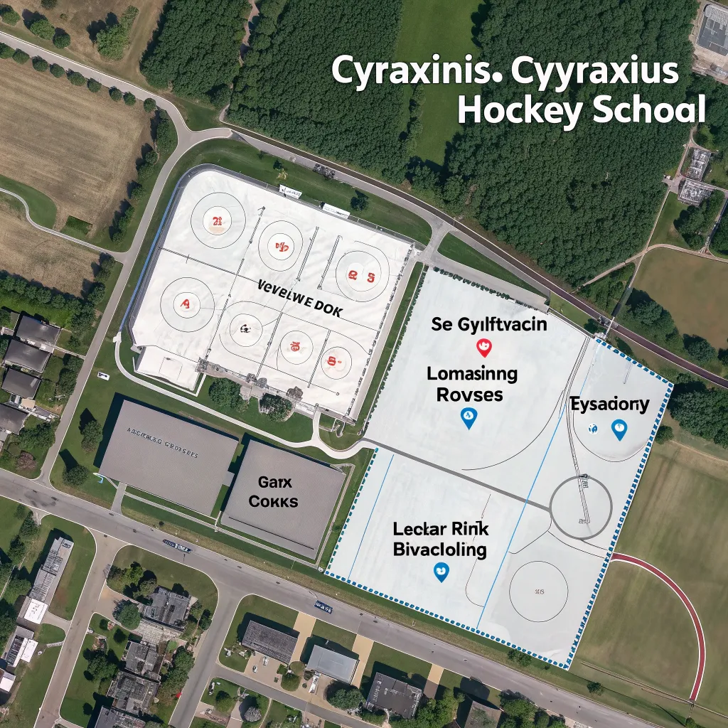 CYRALVEXIS Hockey School location map